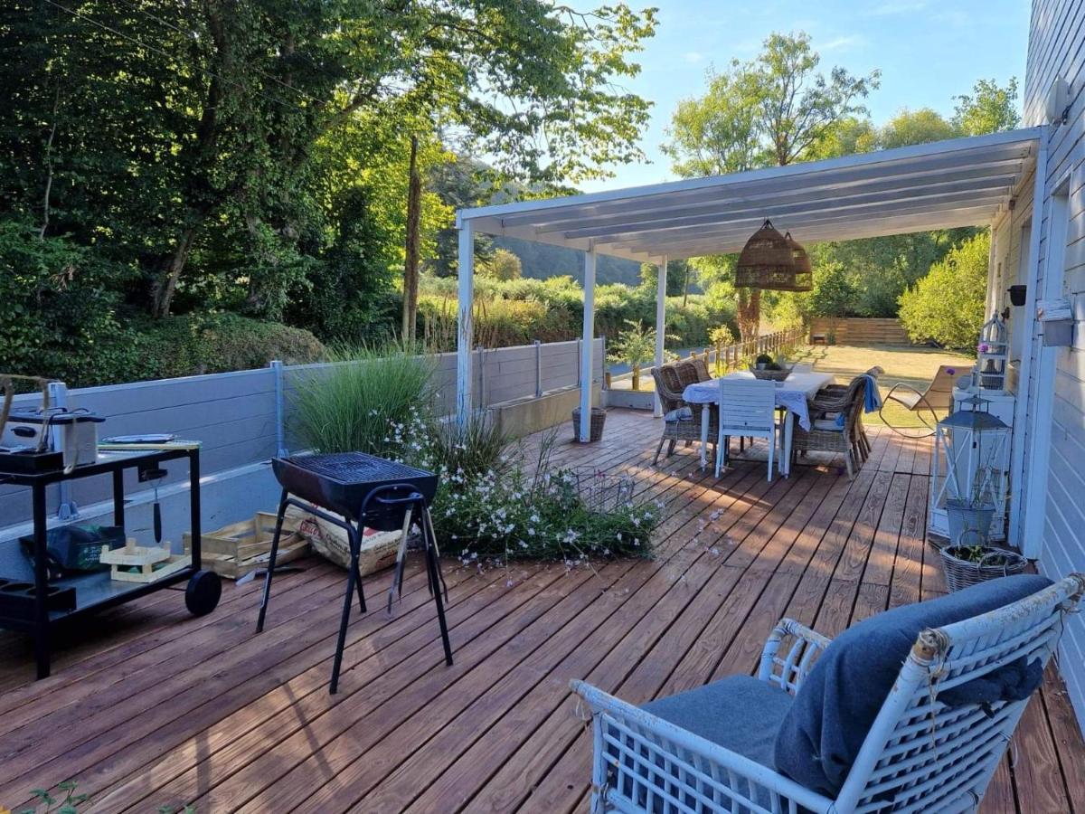 Lodge Avec Vue Sur La Riviere Lannion Luaran gambar